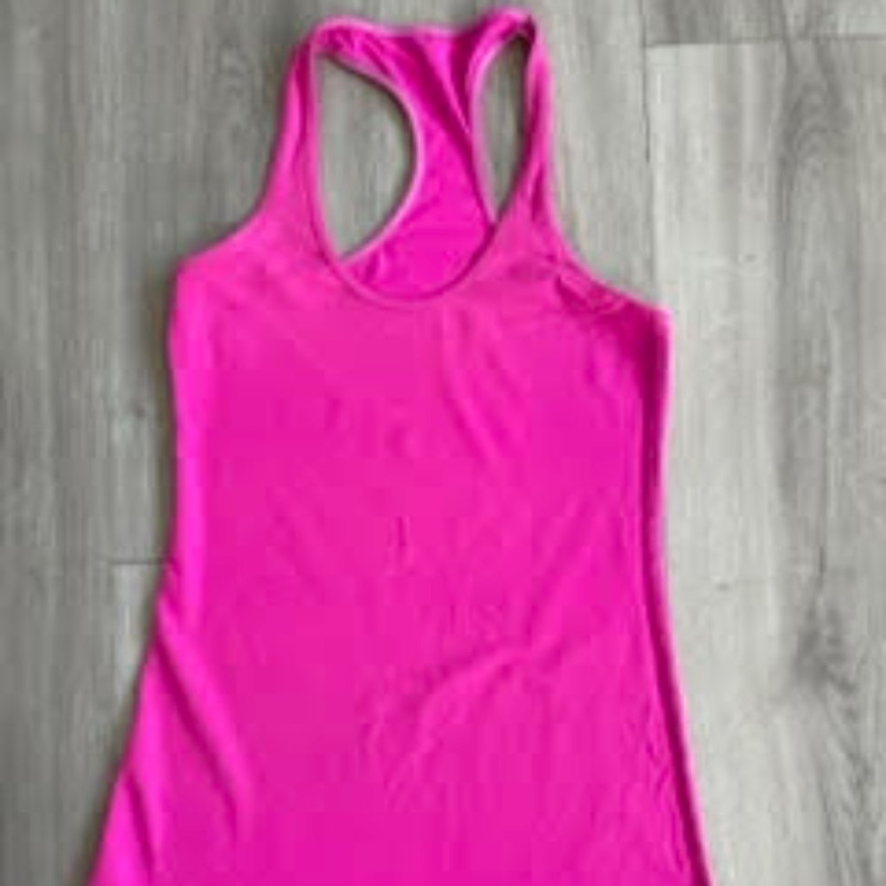 ❤️lululemon athletica Bright Hot Pink Racerback Tank Top